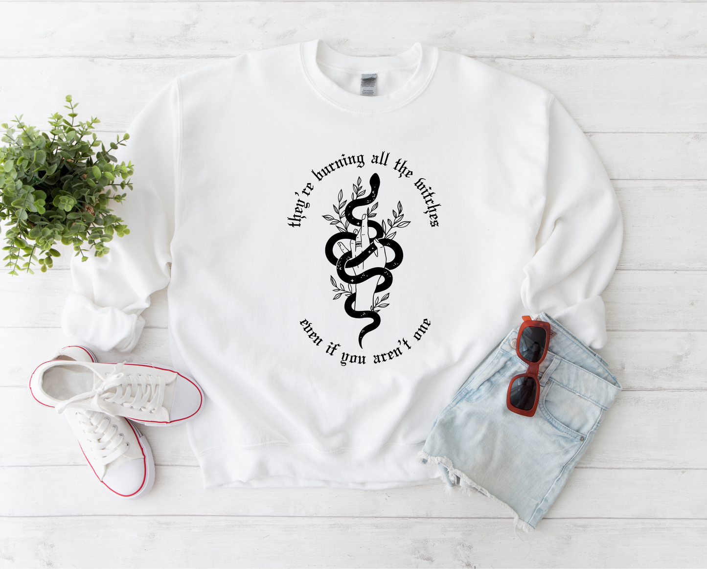 Reputation Burning Witches Sweatshirt
