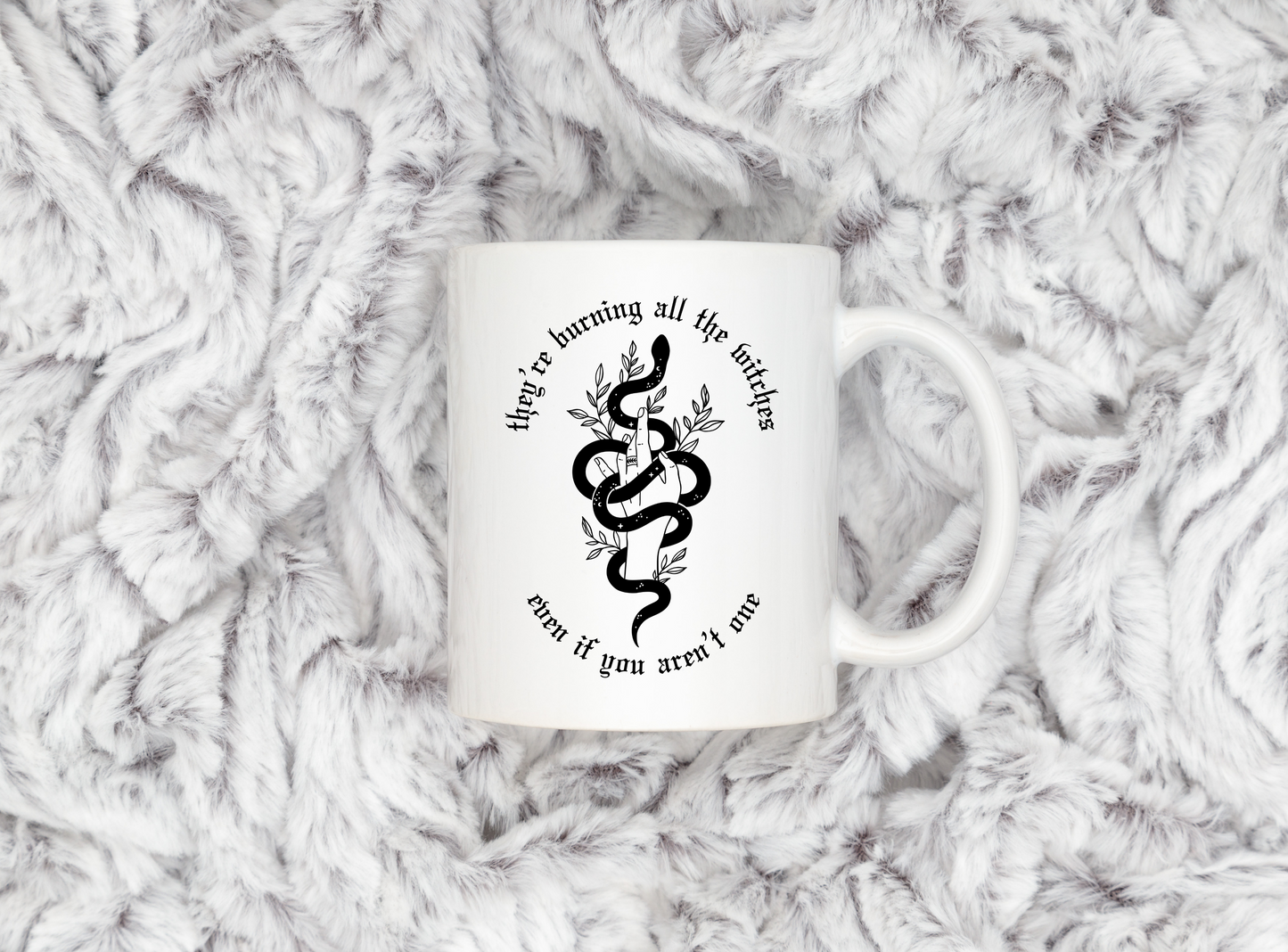 Reputation Burning Witches Mug