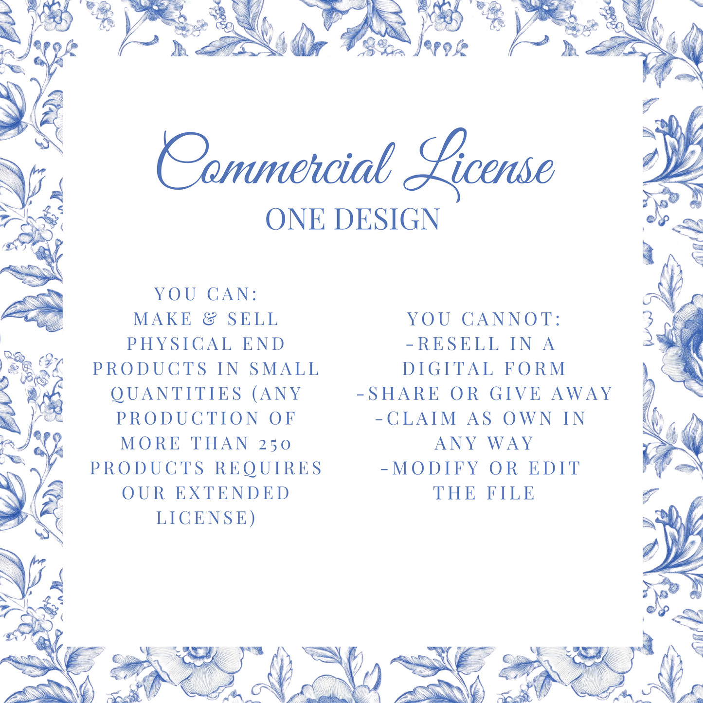 Basic Commercial License (One Design)