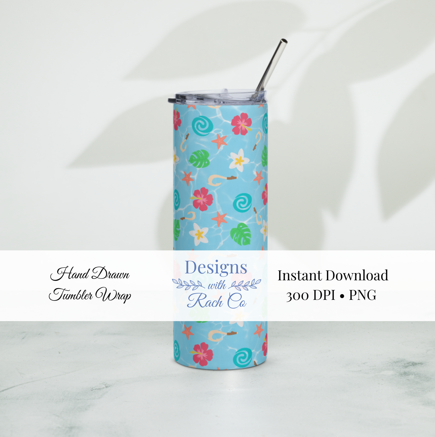 Ocean Princess Tumbler Wrap