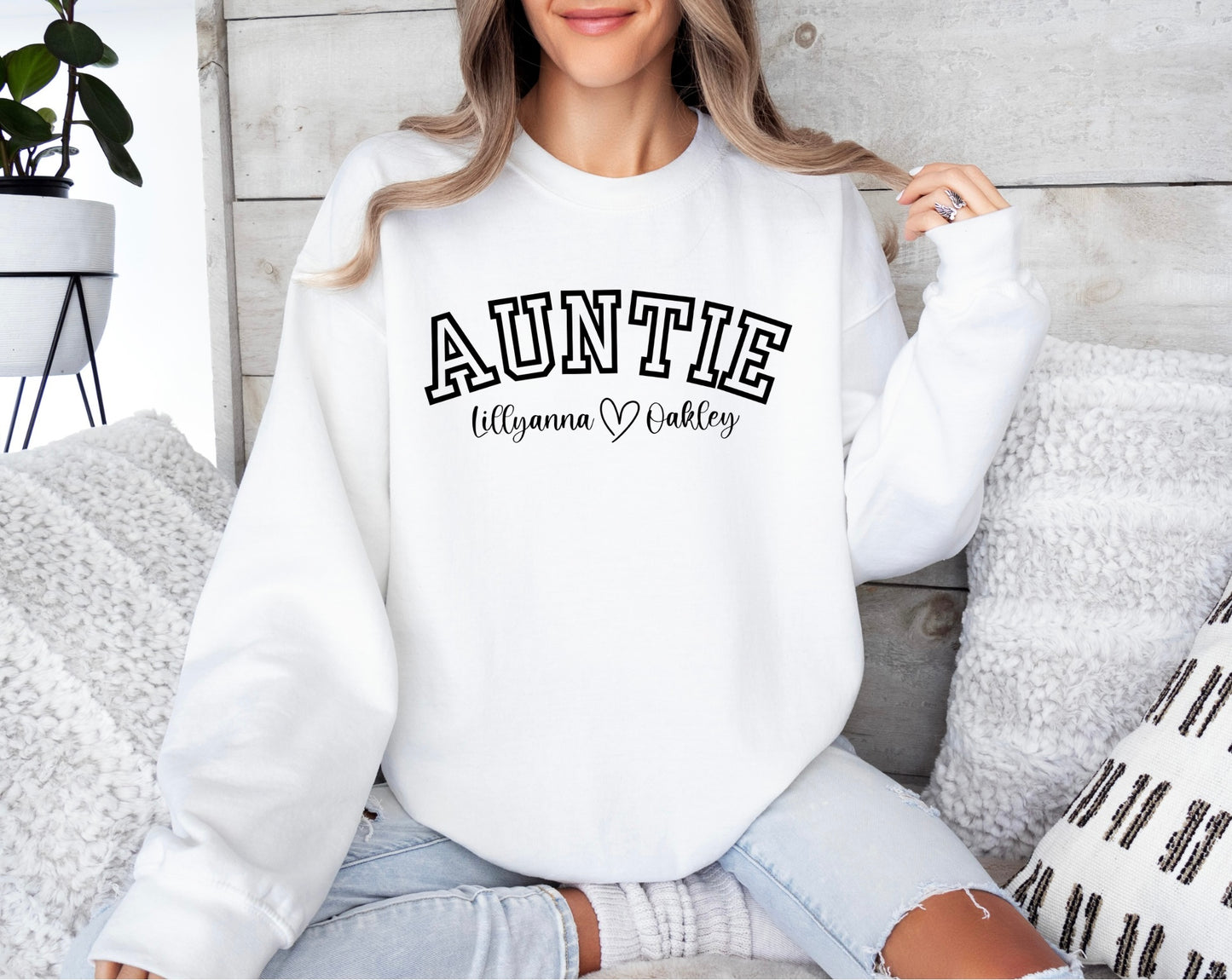 Personalized Auntie Sweatshirt