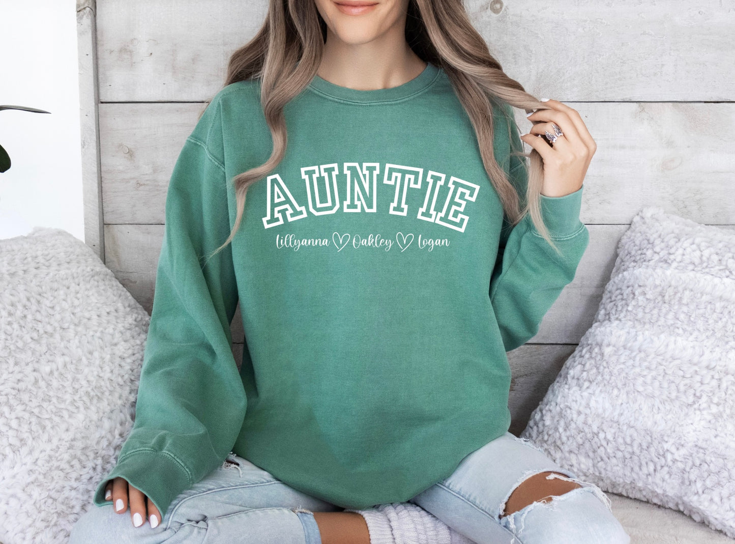 Personalized Auntie Sweatshirt