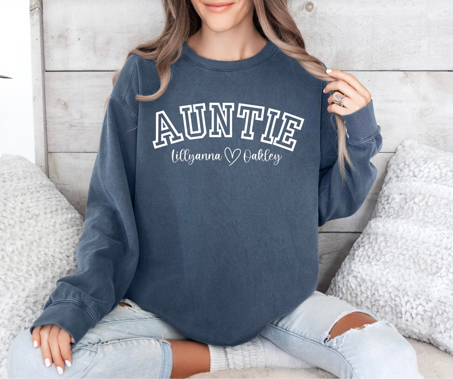 Personalized Auntie Sweatshirt