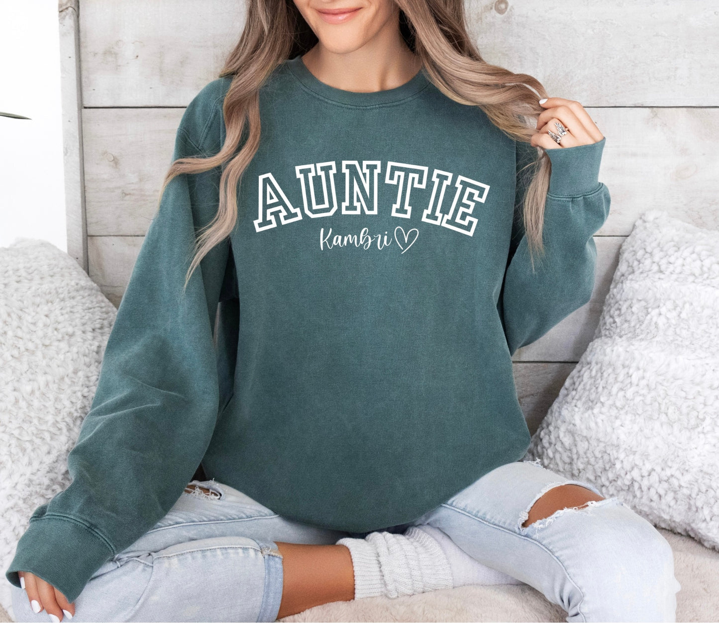 Personalized Auntie Sweatshirt