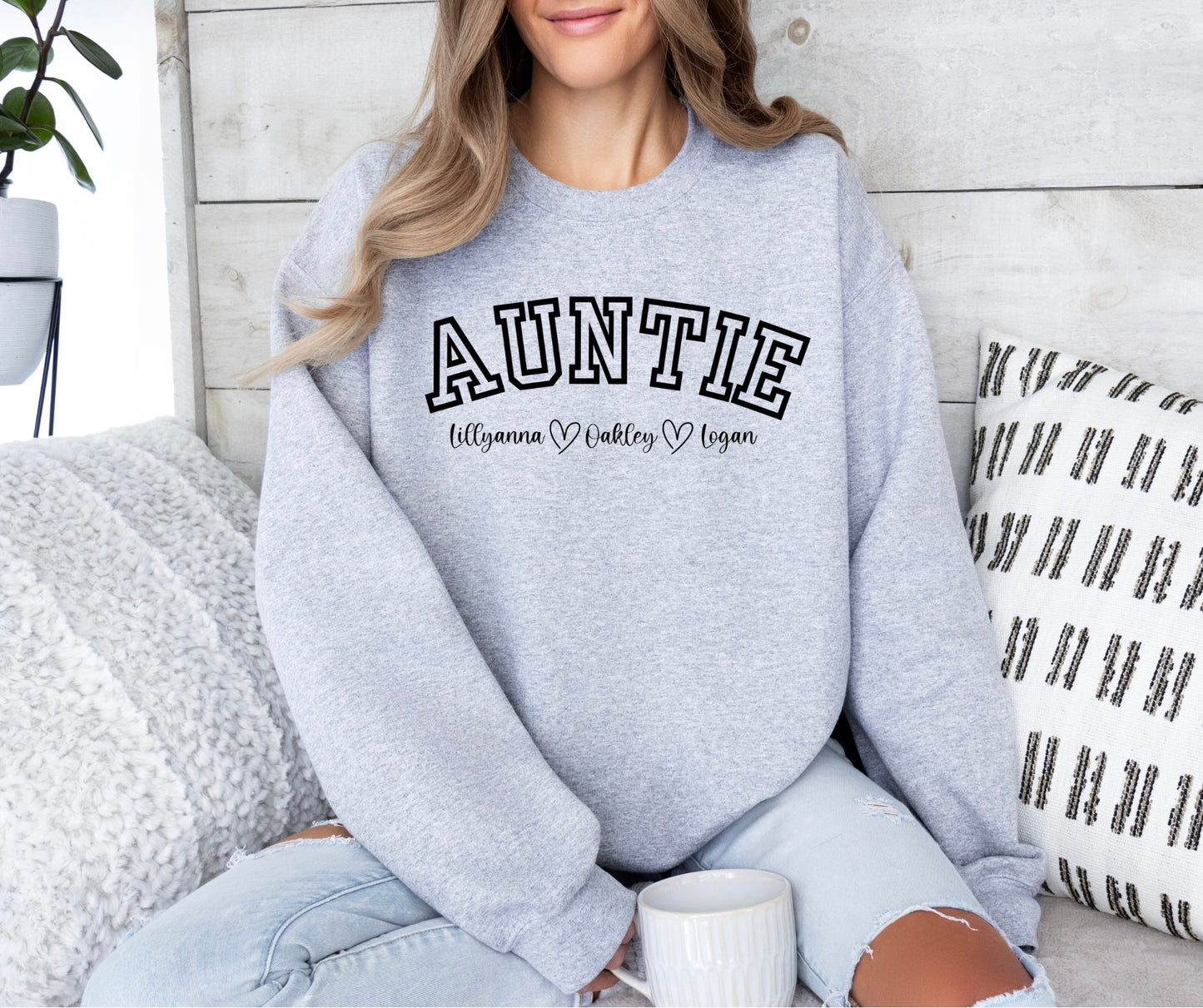 Personalized Auntie Sweatshirt