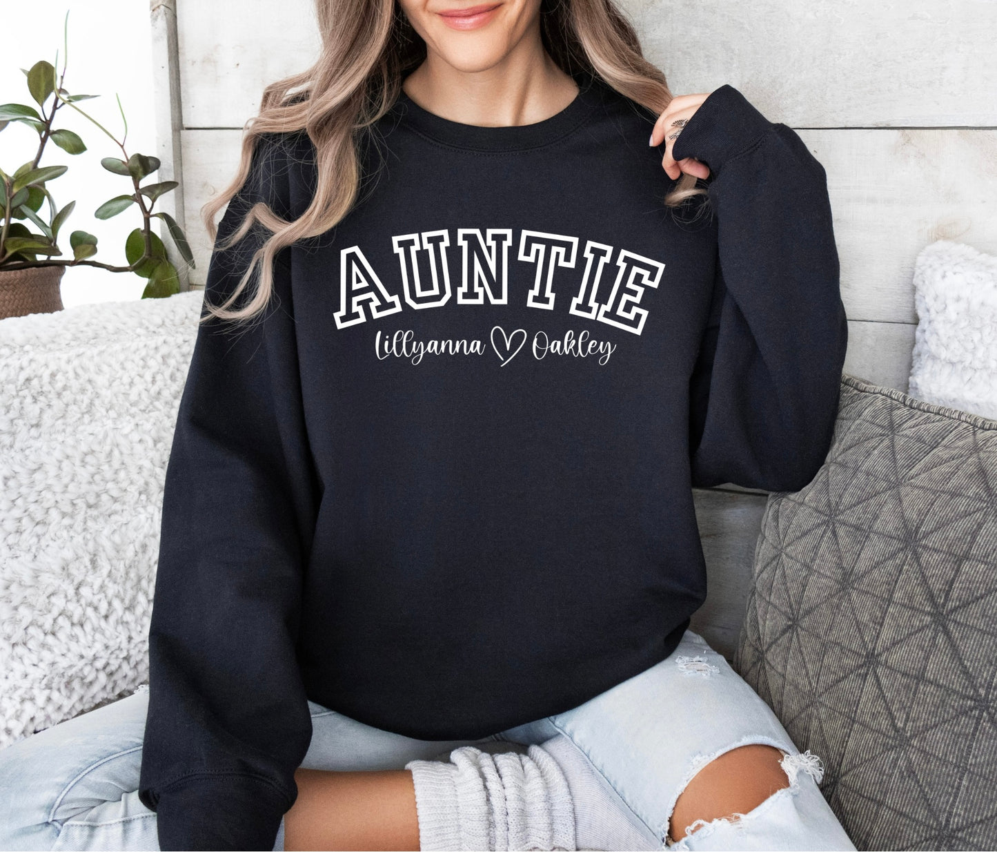 Personalized Auntie Sweatshirt