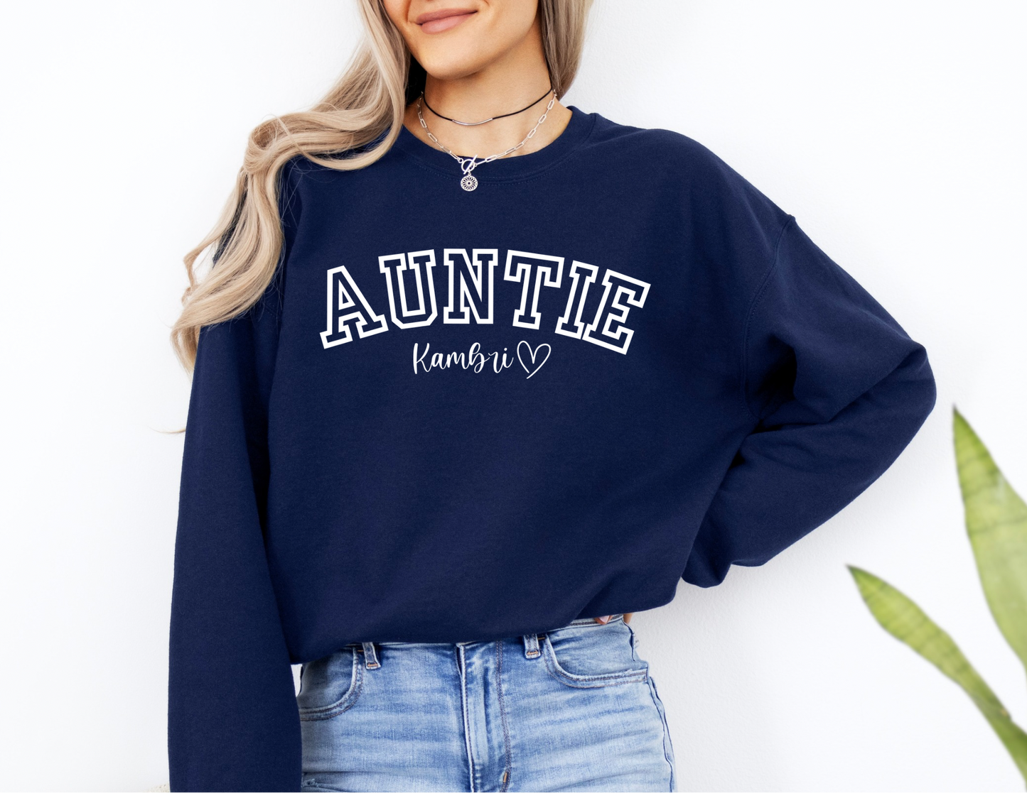 Personalized Auntie Sweatshirt