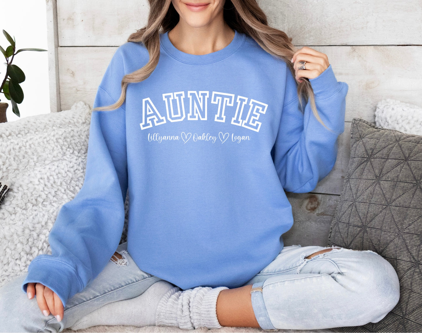 Personalized Auntie Sweatshirt