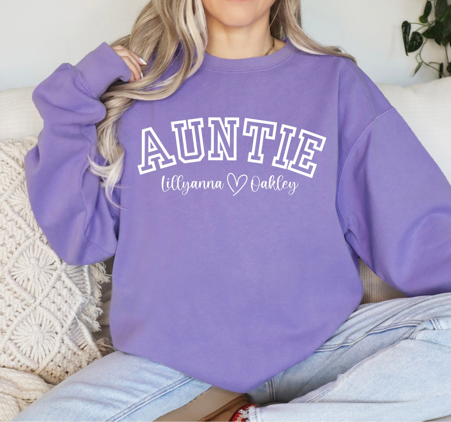 Personalized Auntie Sweatshirt