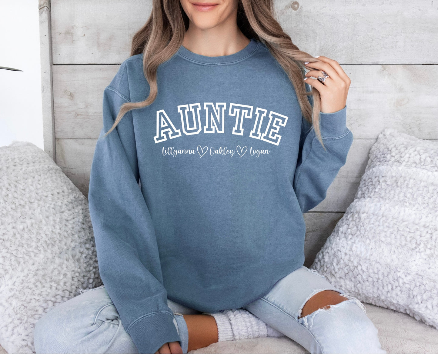 Personalized Auntie Sweatshirt