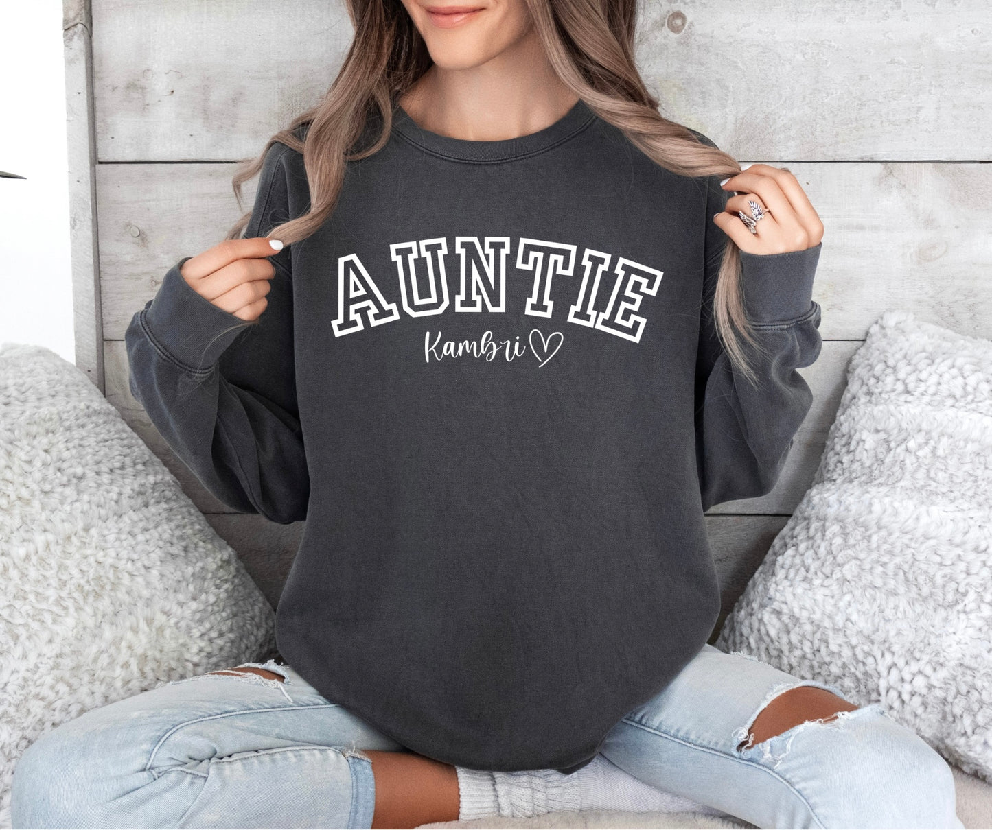 Personalized Auntie Sweatshirt