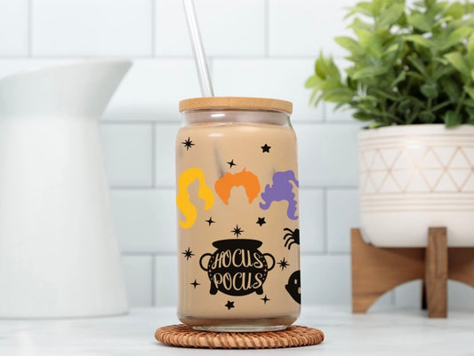 Hocus Pocus Glass Cup