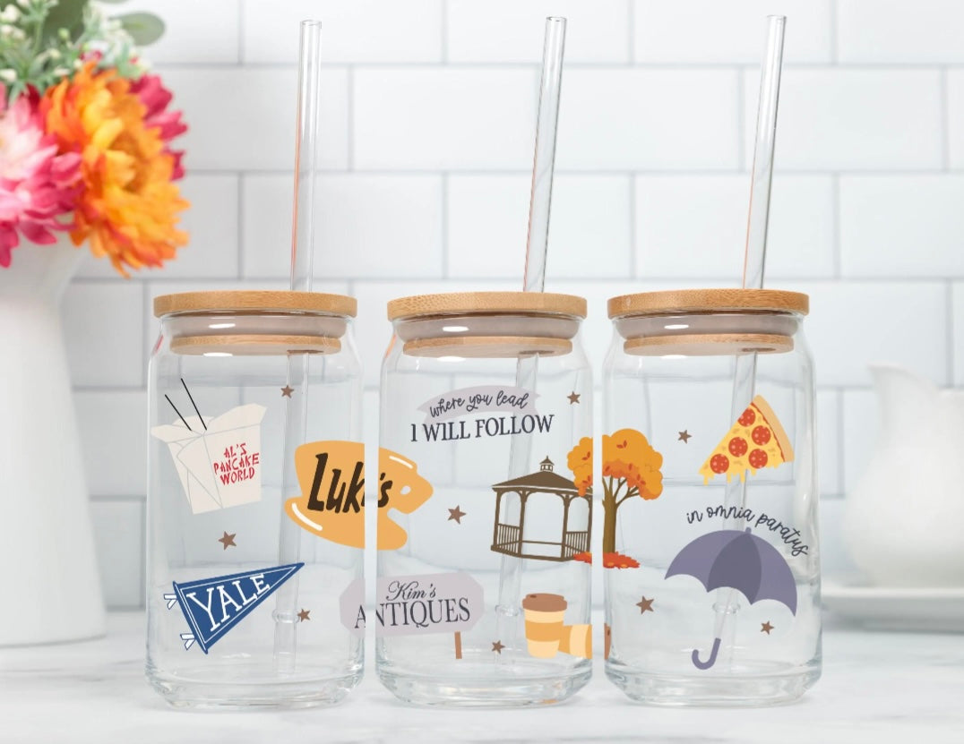 Gilmore Girls Glass Cup