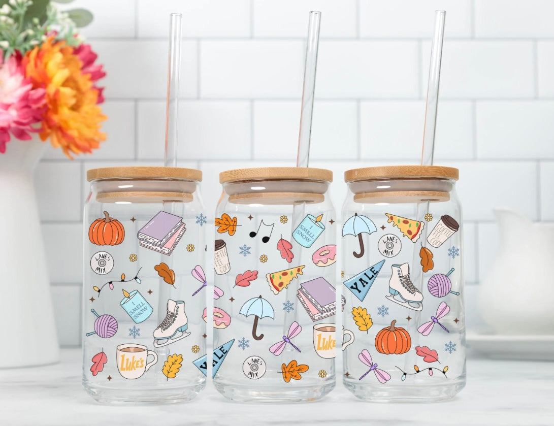 Gilmore Girls Glass Cup