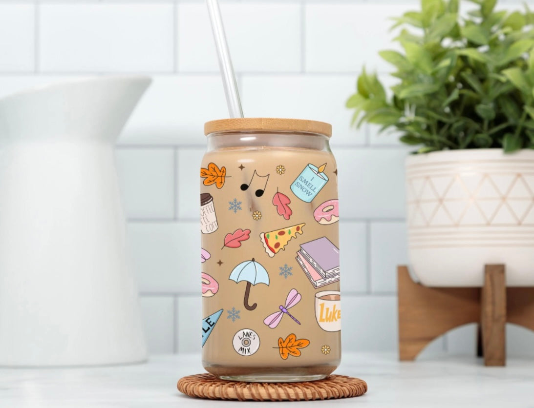 Gilmore Girls Glass Cup