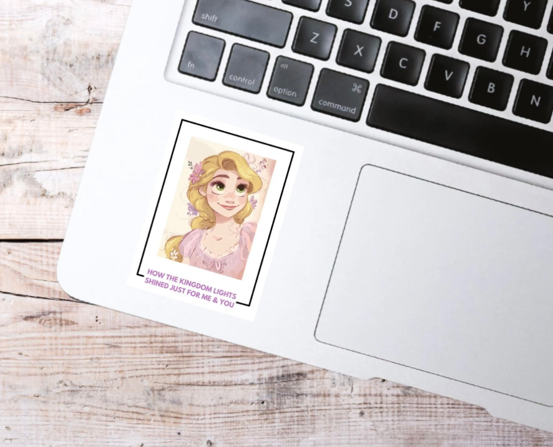 Princess Daddy I Love Him Sticker