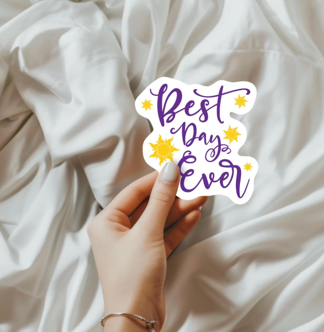 Tangled Best Day Ever Sticker