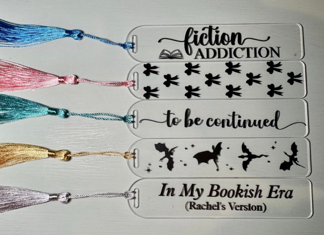 Personalized Acrylic Bookmark