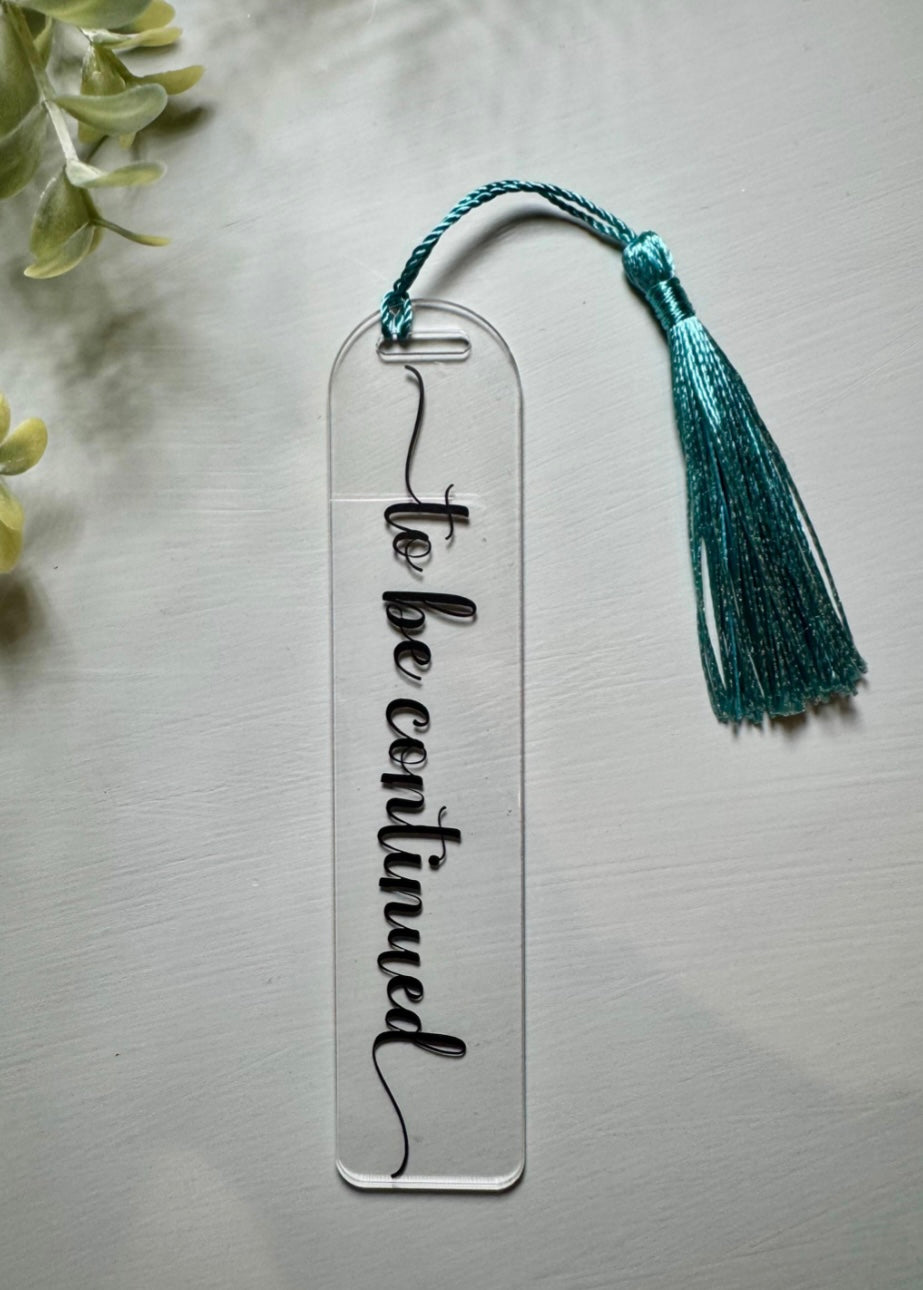 Personalized Acrylic Bookmark