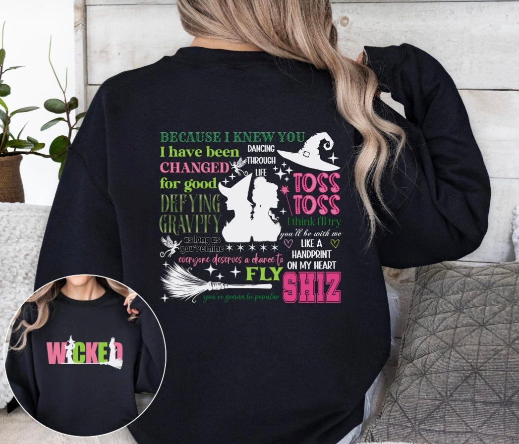 Wicked Collage Sweatshirt