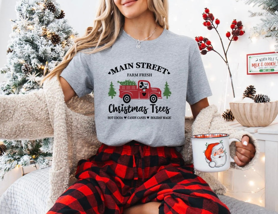 Main Street Christmas Trees Shirt