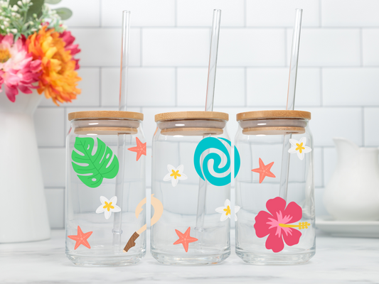 Ocean Princess Glass Cup