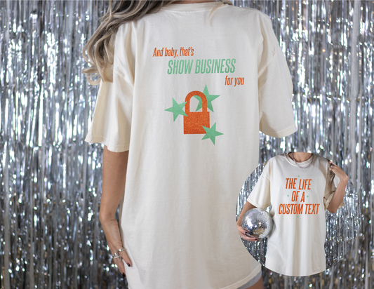 The Life of A [Custom Text] Double-Sided Shirt