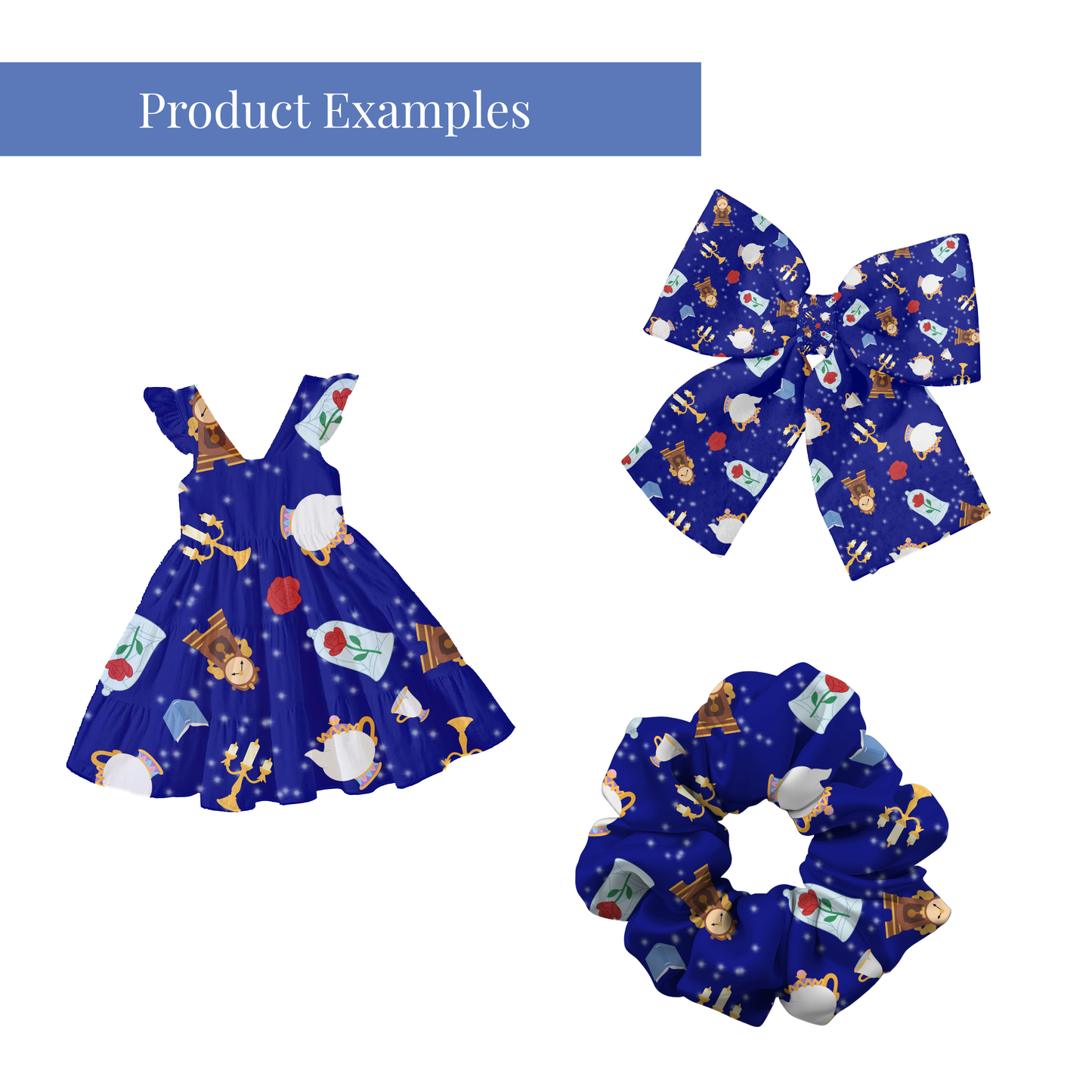 Enchanted Princess Seamless File Bundle