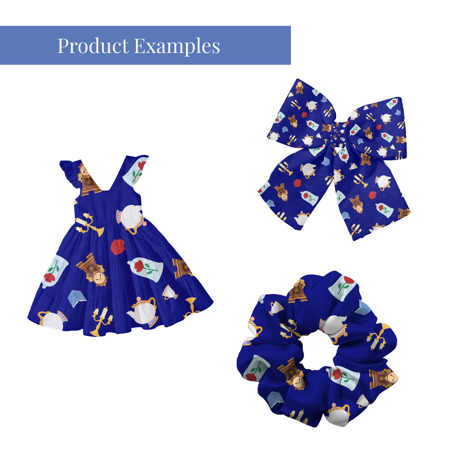 Enchanted Princess Seamless File Bundle
