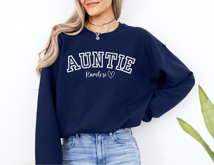 Personalized Auntie Sweatshirt