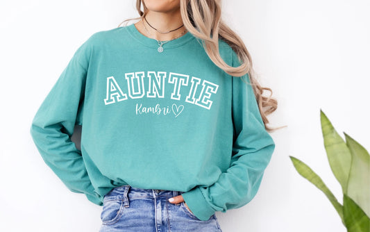 Personalized Auntie Sweatshirt