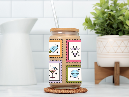 Summer Emily Henry Inspired Glass Cup