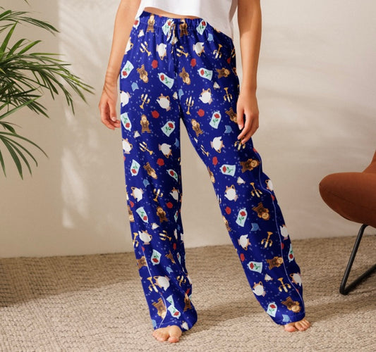 Enchanted Princess Pajama Pants - Midnight Background