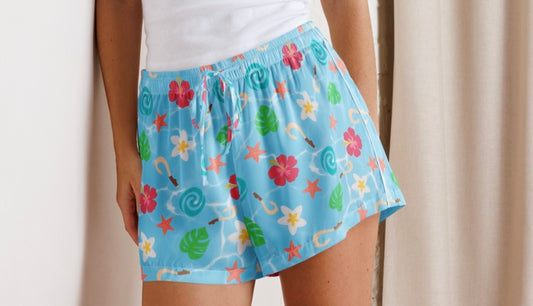 Ocean Princess Pajama Shorts