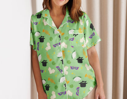 Jazz Princess Short Sleeve Pajama Top