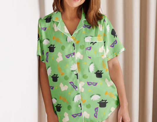 Jazz Princess Short Sleeve Pajama Top