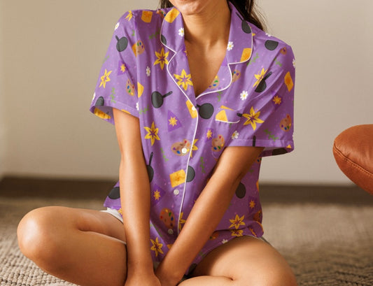 Lost Princess Short Sleeve Pajama Top